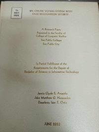 Image of SPC Online Voting System with Face Recognition Security