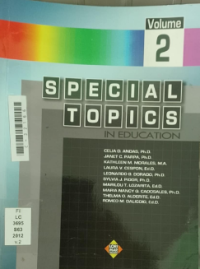 Image of Special topics in education