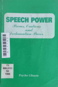 Speech Power Poems, Orations And Declamation Pieces