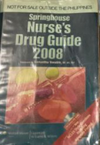 Image of Springhouse nurse's drug guide 2008