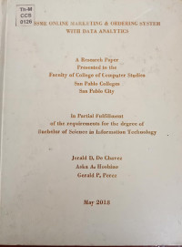 Image of SSME Online Marketing & ordering system with Data Analytics