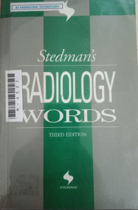 Image of Stedman's radiology words