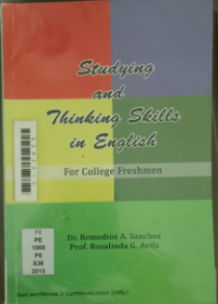 Image of Studying and thinking skills in english for college freshmen