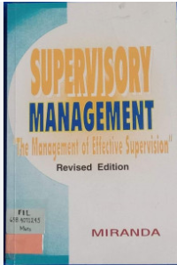 Supervisory management 