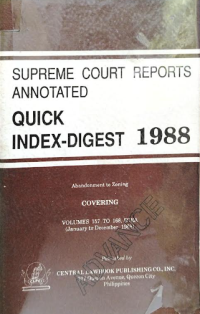 Image of Supreme court reports annotated quick index-digest 1988