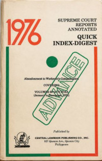 Image of Supreme court reports annotated quick index-digest