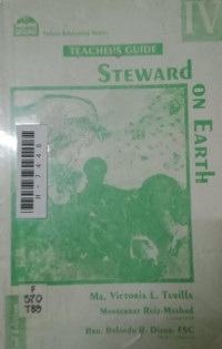 Image of Teacher's guide : steward on earth