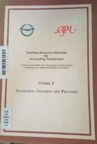Image of Teaching resource materials for accounting technicians (course 5 accounting concepts and practices)