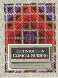 Image of Techniques in Clinical Nursing