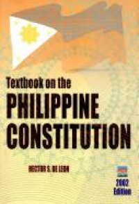 Textbook on the Philippine Constitution