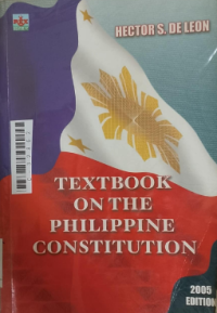 Textbook on the philippine constitutions