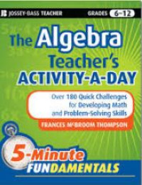 The algebra teacher's activity-a-day
