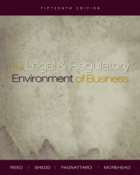 Image of The legal and regulatory environment of business