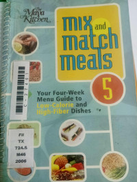 Image of The maya kitchen mix & match meals