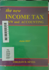 Image of The new income tax law and accounting