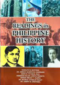 The readings in Philippine history