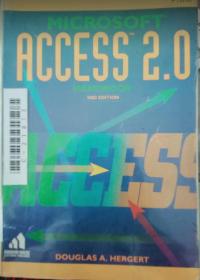 Image of Using microsoft access 2.0 handbook