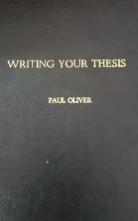 Image of Writing your thesis